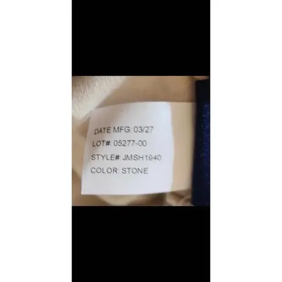 Johnnie-O Khaki Golf Shorts Men 35 Gray Chino Flat Front Outdoor Casual - Picture 10 of 11